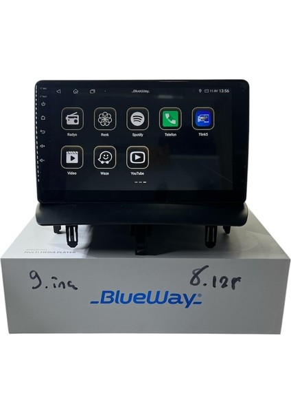 Ford Courier 2013-2024 Blueway 8-128 Tam Profesyonel Oem Multimedia fırsatları