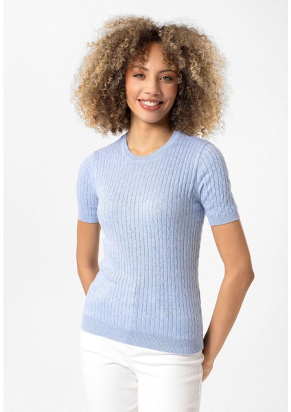 Hanna Kadın Slim Fit Triko T-Shirt indirimleri