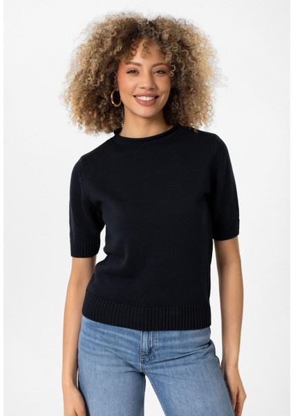 Felina Kadın Slim Fit Triko T-Shirt