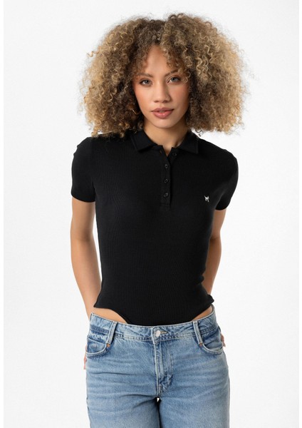 Magdalena Kadın Polo Yaka Body