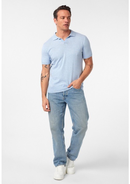 Gerhard Erkek Regular Fit Triko Polo Yaka T-Shirt