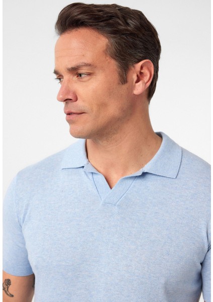 Gerhard Erkek Regular Fit Triko Polo Yaka T-Shirt modelleri