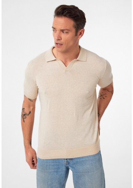 Gerhard Erkek Regular Fit Triko Polo Yaka T-Shirt fiyatları