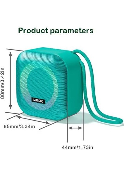 Ek 45 Bloodpearl 5 W 400 Mah Wireless Bluetooth mini Speaker 8,8*88 mm