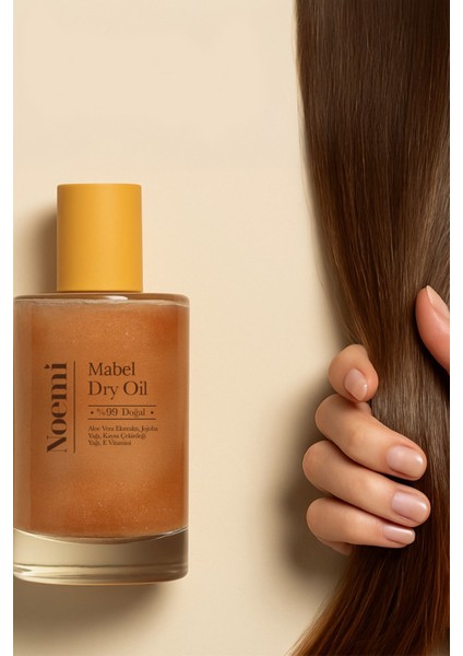Dry Oil Mabel– 99% Doğal İçerikli Işıltılı Bakım Yağı – 100 ml fırsatları
