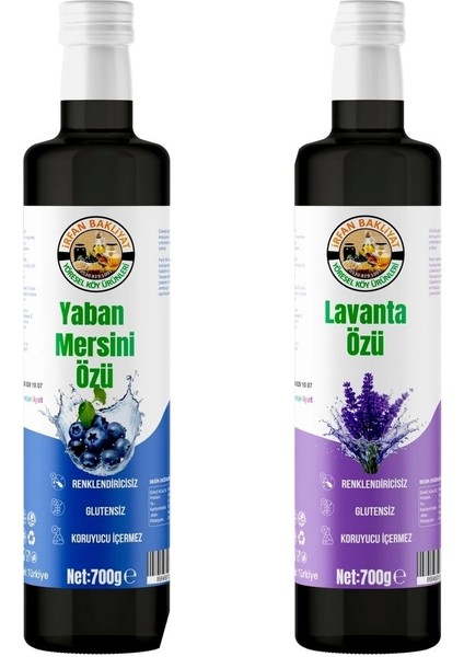 Lavanta Özü 700 gr , Yaban Mersini Özü 700 gr