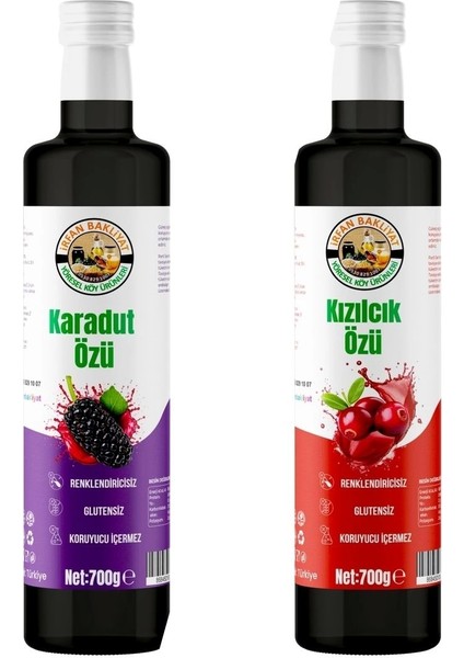 Karadut Özü 700 gr Kızılcık Özü 700 gr