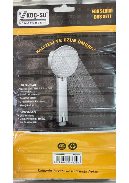 Koç Su Blisterli Duş Seti fiyatları