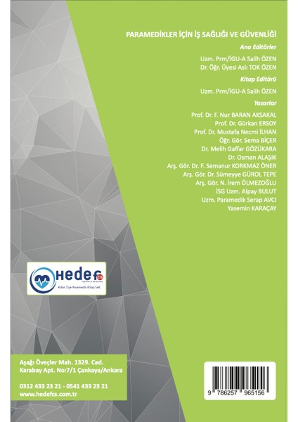 Paramedikler Için Iş Sağlığı ve Güvenliği