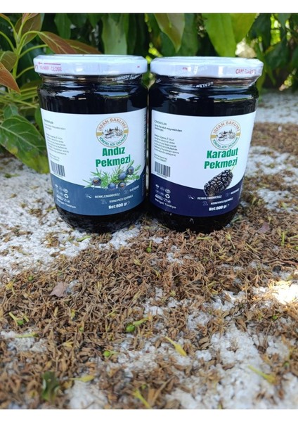 Andız Pekmezi 800 gr-Karadut Pekmezi 800 gr Net 1600 gr
