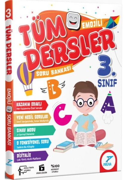 Pruva Akademi 3. Sınıf Tüm Dersler Soru Bankası