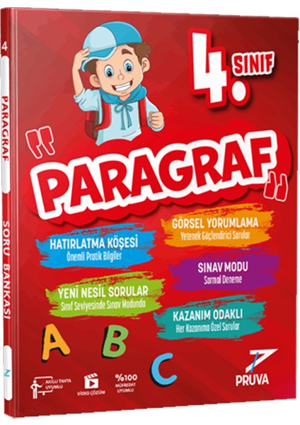 Pruva Akademi 4. Sınıf Paragraf Soru Bankası