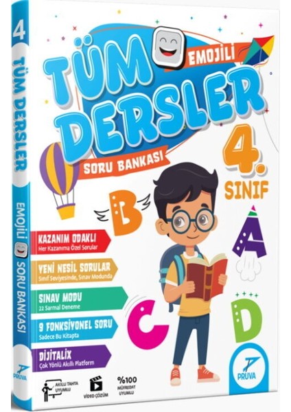 Pruva Akademi 4. Sınıf Tüm Dersler Soru Bankası
