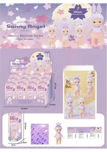 Sonny Angel Hippers (Rastgele 1 Model Gönderilir) Kiraz Çiçekleri Serisi Sakura Cherry Blossom
