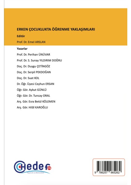 Erken Çocukluk Eğitimine Giriş