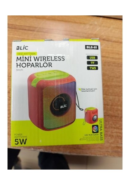 Bls 61 5W Miniusb Tf/usb/tws Wireless Speaker