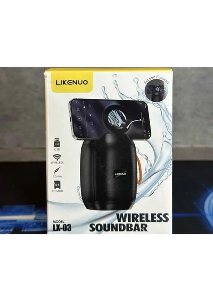 LX03 Likenuo Usb/tf/aux Minisoundbar Hoparlör