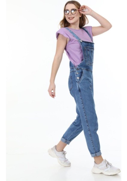 Kadın Askılı Denim Kot Tulum fiyatları