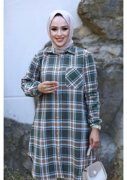 Kadın Ekoseli Oduncu Gömleği fırsatları