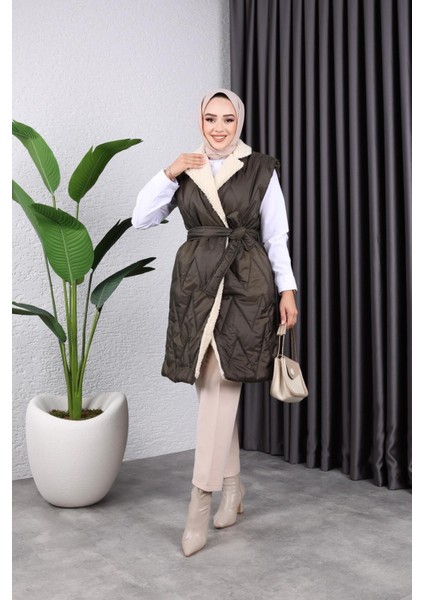 Kadın Kürklü Kapitone Yelek fiyatları