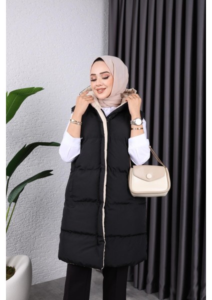 Kadın Çift Taraflı Giyilebilir Şişme Yelek modelleri