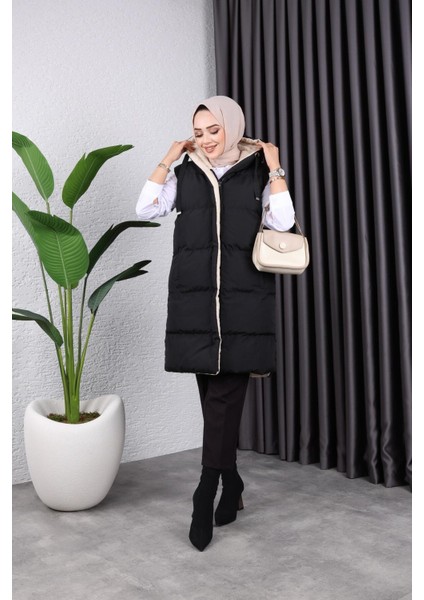 Kadın Çift Taraflı Giyilebilir Şişme Yelek fırsatları