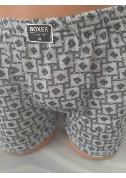 Lacivert Beyaz Desenli %100 Pamuk Rahat Kullanışlı Hafif Erkek Boxer fiyatları