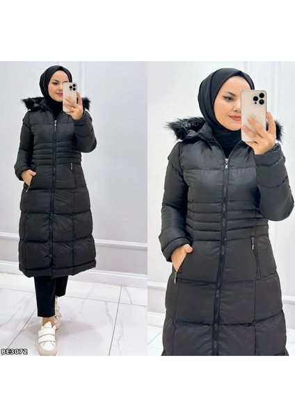 Kadın Kapüşonlu Dolum Şişme Mont fiyatları