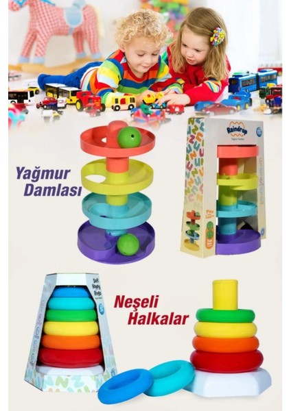 Elite Zuzu Bebeğimin Başlangıç Oyuncak Seti No 3 Yağmur Damlası ve Neşeli Halkalar 1 Adet
