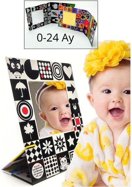 Elite Bebeğin Ilk Aynası Tummy Time- Çift Taraflı Ilk Zeka ve Spor Aynası 1 Adet