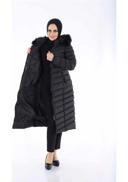Kadın Kapüşonlu Şişme Mont modelleri