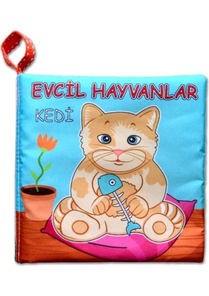 Elite Evcil Hayvanlar Sessiz Kumaş Kitap T110 - Bez Kitap , Eğitici Oyuncak , Yumuşak ve Hışırtılı 1 Adet