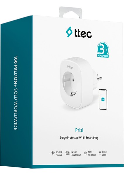 Akım Korumalı 16A Wi-Fi Akıllı Priz indirimleri