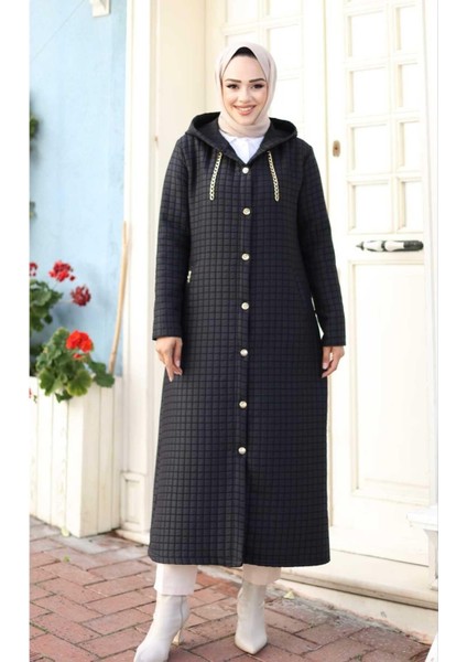 Kadın Örme Kapüşonlu Katipone Kap