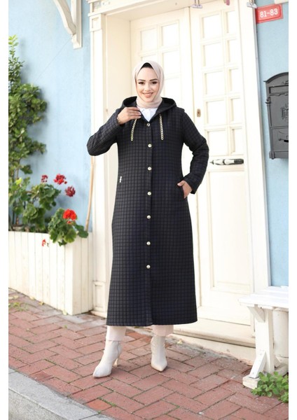 Kadın Örme Kapüşonlu Katipone Kap modelleri