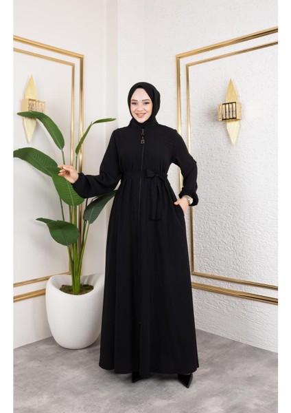 Kadın Mevlana Model Rabia Krep Ferace fiyatları