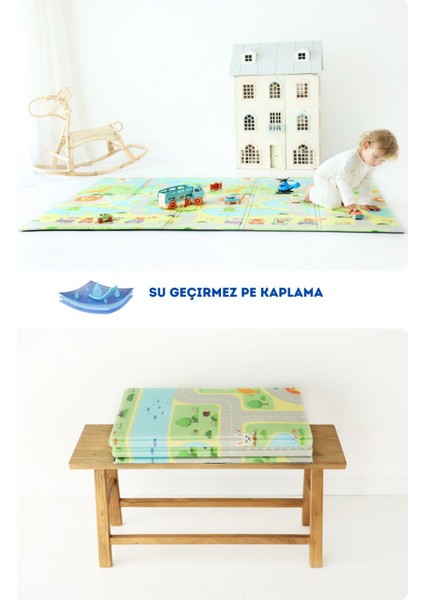 Elite Katlanabilir Çocuk Oyun Halısı, 200X130X1 cm Oyun Matı 1 Adet fiyatları