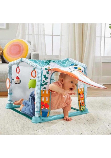 Elite Fisher-Price 3'ü 1 Arada Sevimli Kulübe Jimnastik Merkezi, Bebeğinizle Birlikte Büyüyen Karın Üstünd 1 Adet modelleri