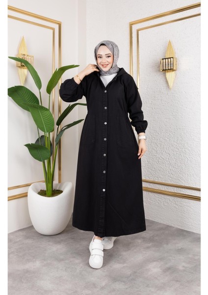 Kadın Düğmeli Cepli Gabardin Kap fiyatları