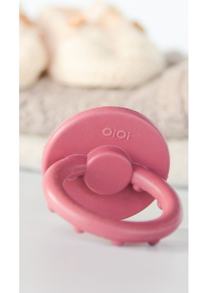 Silikon Diş Kaşıyıcı - Velvet Rose, Yumuşak Dokulu, Emzik Şeklinde, Diş Sağlığına Uygun, Bebekler İçin Tasarlanmış, 3 Aydan İtibaren fırsatları