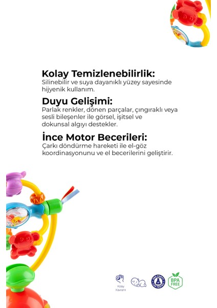 Elite AE-2101 Mama Sandalyesi Eğlencesi - Mama Sandalyesi Oyuncağı Vakumlu Vantuzlu - Bebek Oyuncağı 1 Adet fiyatları