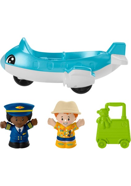 Elite Fisher-Price Little People Eğlenceli Havaalanı, Uçak ve 3 Aksesuar, Bebekler Için Oyun Seti HTJ26 1 Adet fiyatları