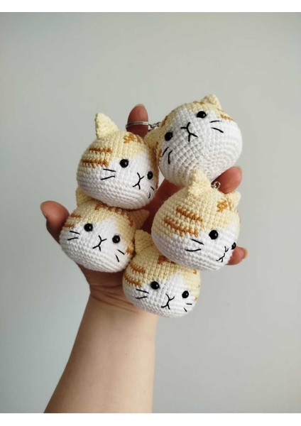 Elite Amigurumi Kedi Anahtarlık (Adet Fiyatıdır) 1 Adet fiyatları