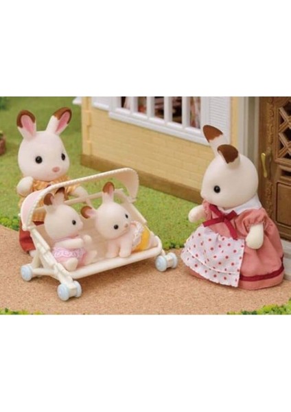 Elite Sylvanian Families Üçüz Bebek Arabası 1 Adet fırsatları