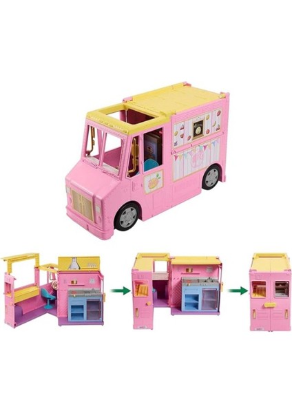 Elite Barbie&apos;nin Limonata Aracı 25 Parçalı Barbie&apos;nin Limonata Aracı HPL71 1 Adet fırsatları
