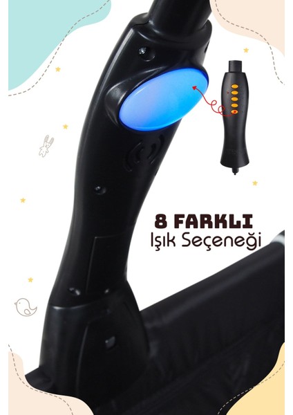 Elite Funny Titreşimli Müzikli Işıklı Oyun Parkı Park Yatak Dönencesi 1 Adet indirimleri