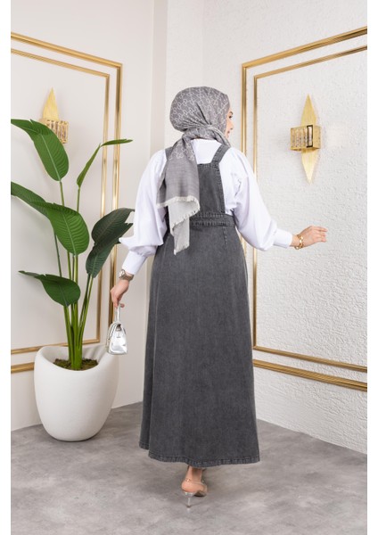 Kadın Askılı Kot Salopet indirimleri