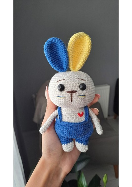 Elite Amigurumi Örgü Oyuncak Taraftar Fanatik Tavşan- Bebek Hediyelik 1 Adet fiyatları