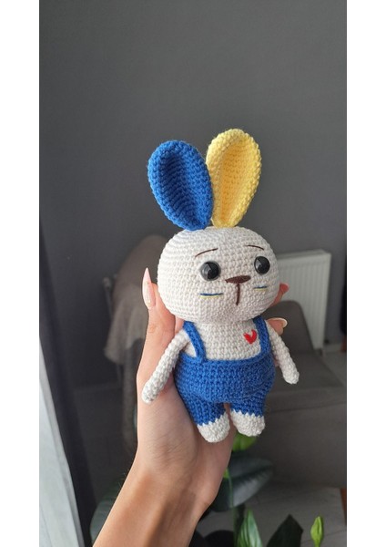 Elite Amigurumi Örgü Oyuncak Taraftar Fanatik Tavşan- Bebek Hediyelik 1 Adet modelleri