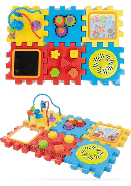 Elite Eğitici Küp ve Puzzle Bul Tak Oyunu Aynalı Zeka Geliştirici 1 Adet
